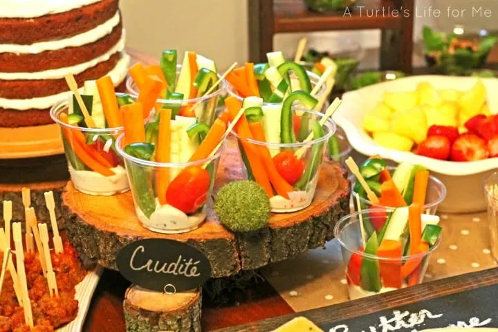 individual crudite party cups