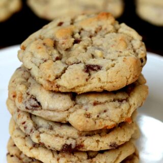These Toffee Chip Cookies are so softy and chewy! Our whole family fell in love with them!