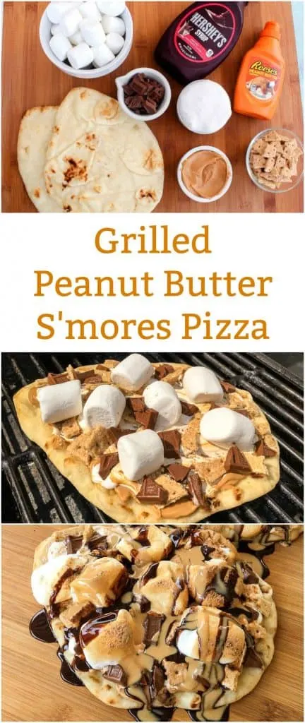 Grilled Peanut Butter S'mores Pizza Recipe