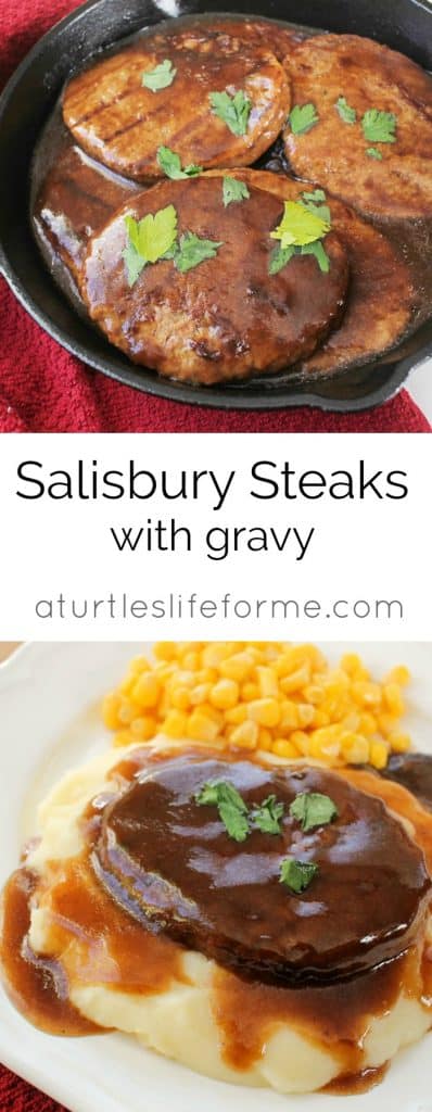 Salisbury Steaks with Gravy in the Oven