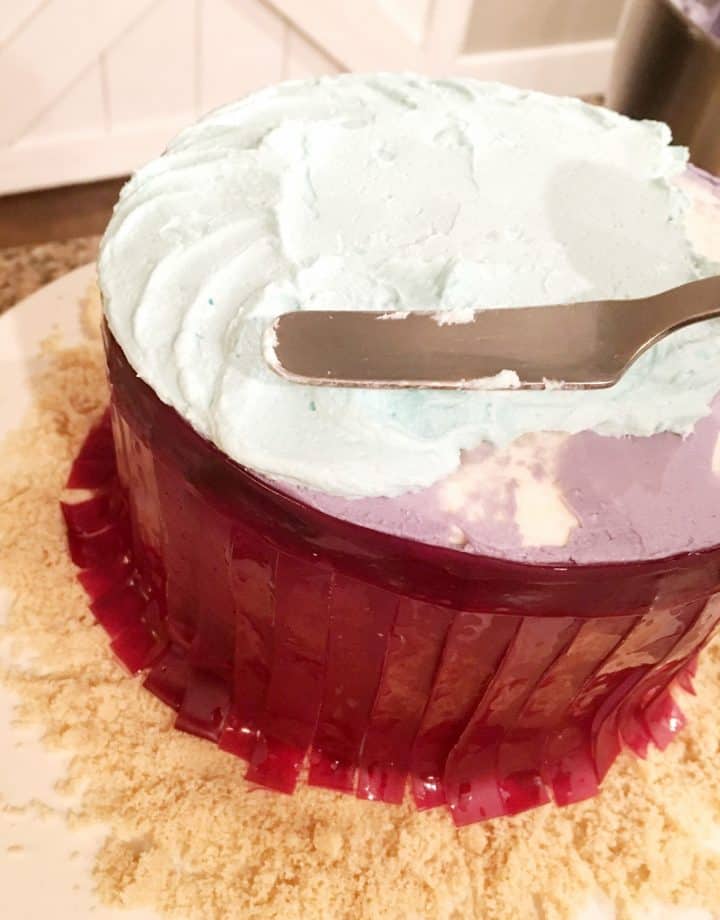 How to make a luau beach cake