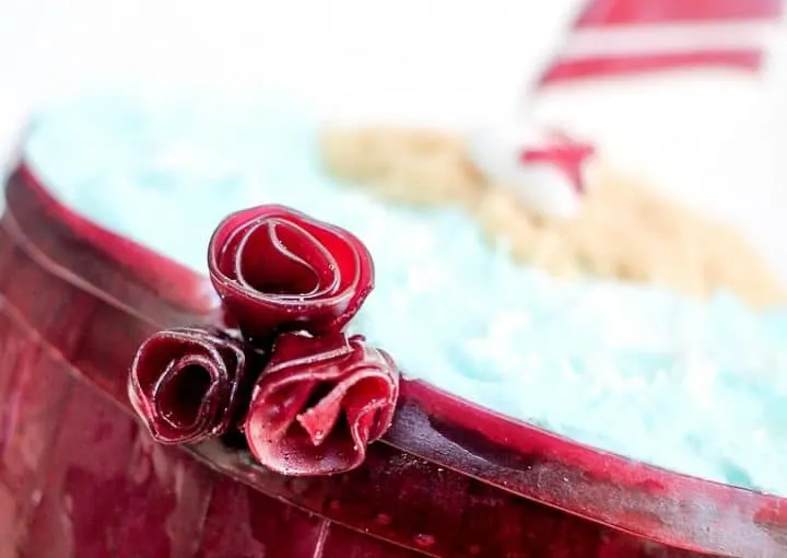 How to make roses from fruit roll ups
