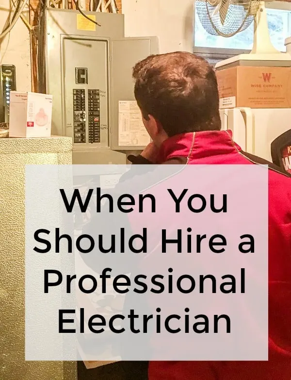 When you should hire a professional electrician