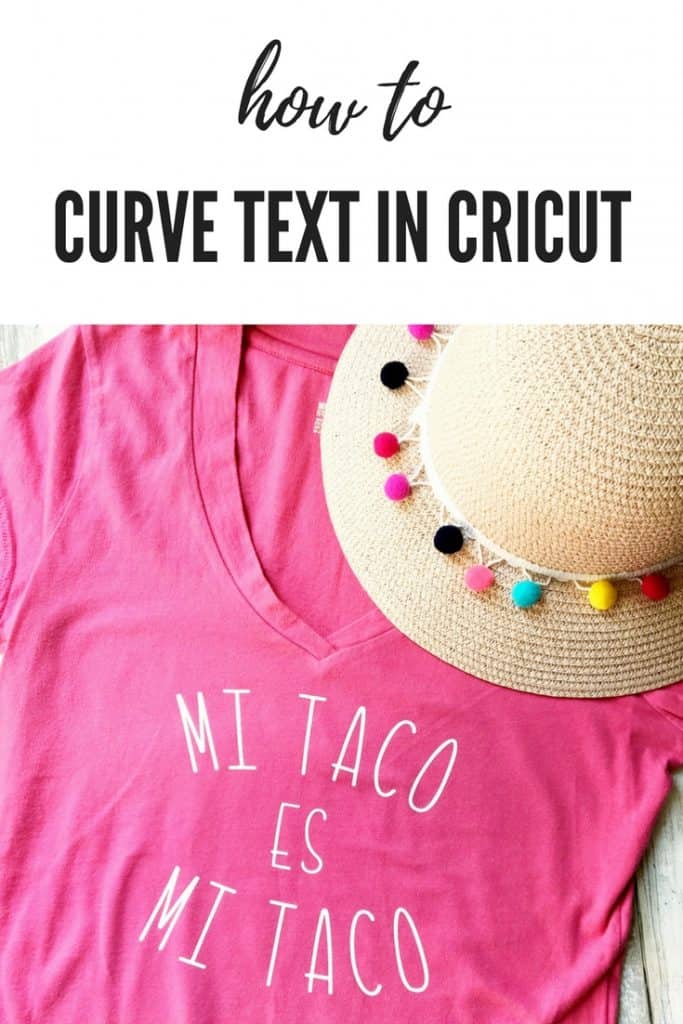 how to curve text in Cricut