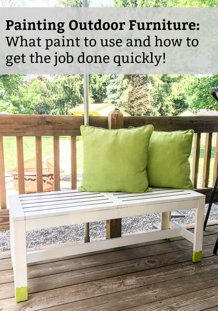 How To Paint Exterior Wood Furniture, What Paint Should I Use On Outdoor Wood Furniture