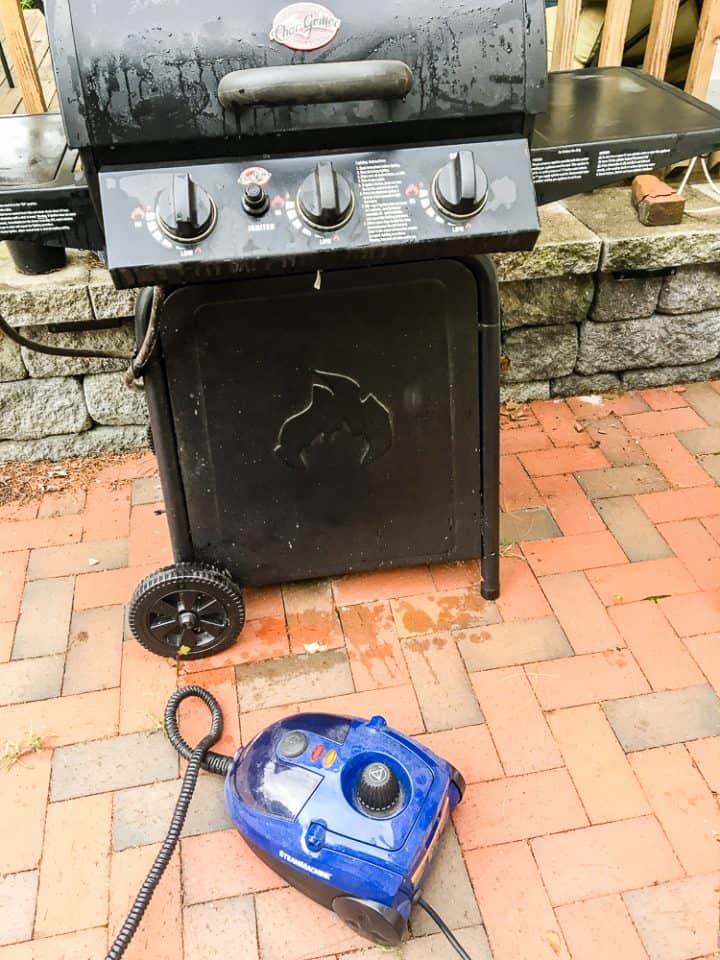 How to clean a grill with a steam machine-9