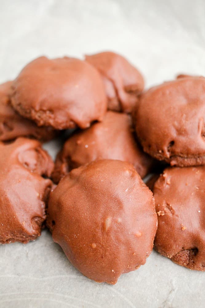 Texas Sheetcake Chocolate iced Cookies Recipe